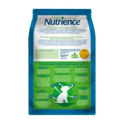 غذای خشک توله سگ نوترینس با طعم مرغ و برنج قهوه ای